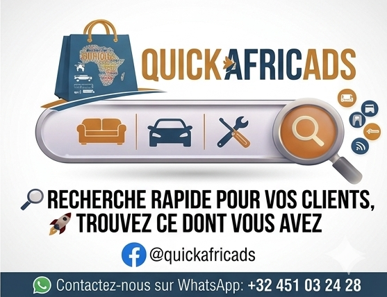 Recherche rapide de produits sur la marketplace panafricaine QuickAfricAds