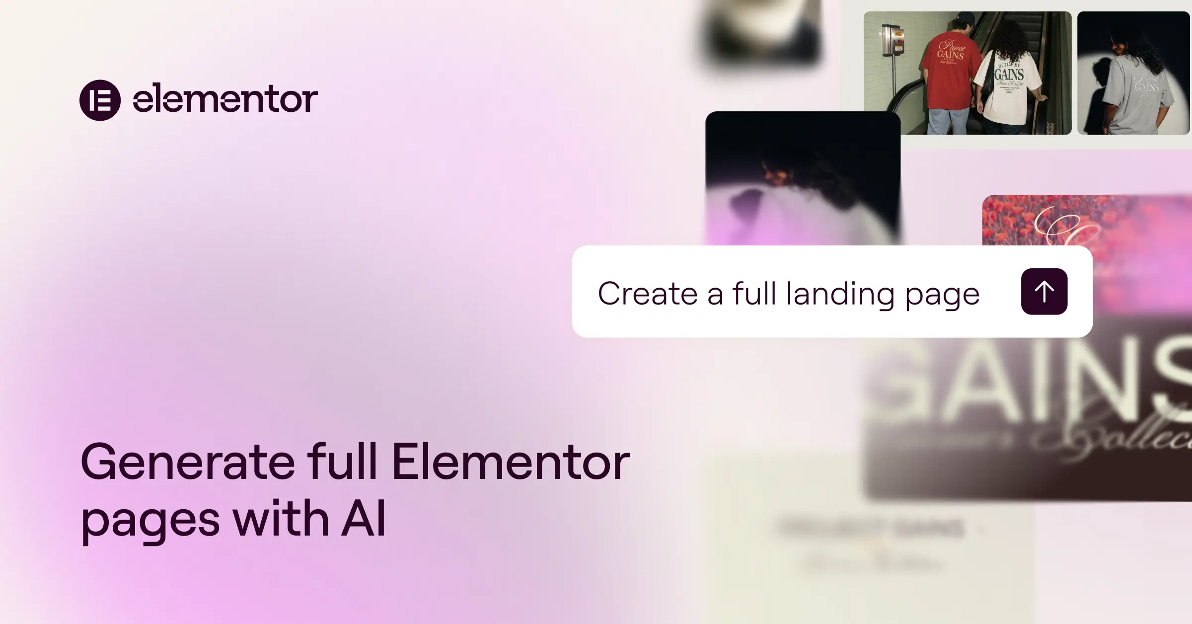 Fonctionnalités IA : générer des pages WordPress avec Elementor AI