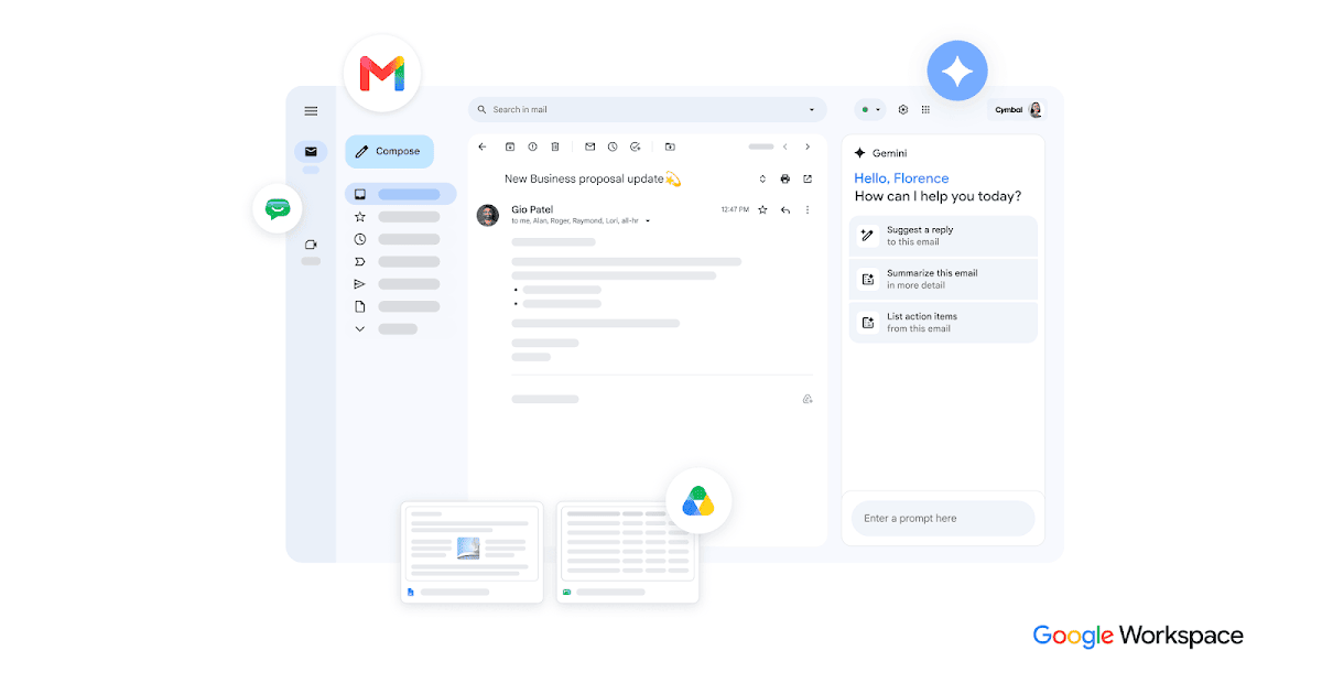 Google Workspace : Gmail, Drive, Docs et Meet