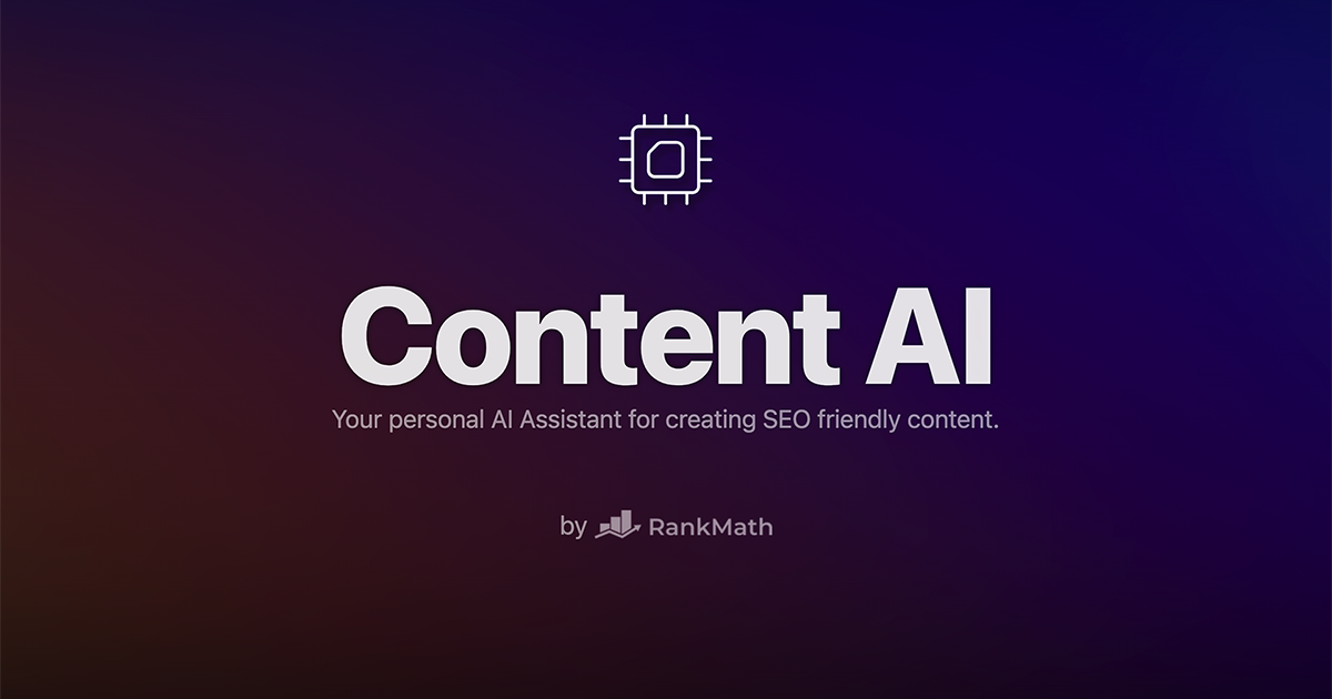 Rank Math Content AI, assistant de rédaction SEO pour WordPress